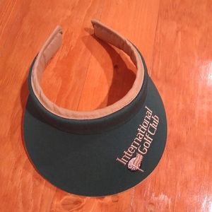 Ladies International Golf Club visor Green Beige